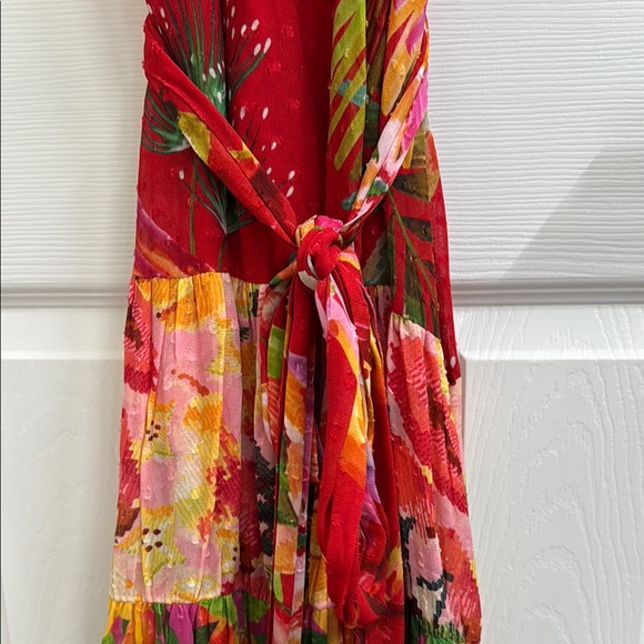 FARM Rio Red Floral Maxi Dress - Picture 4 of 7